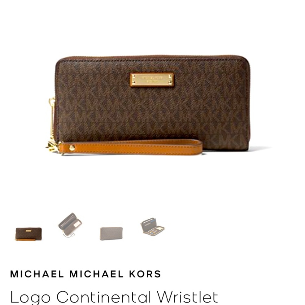 Michael kors Logo Continental Wristlet